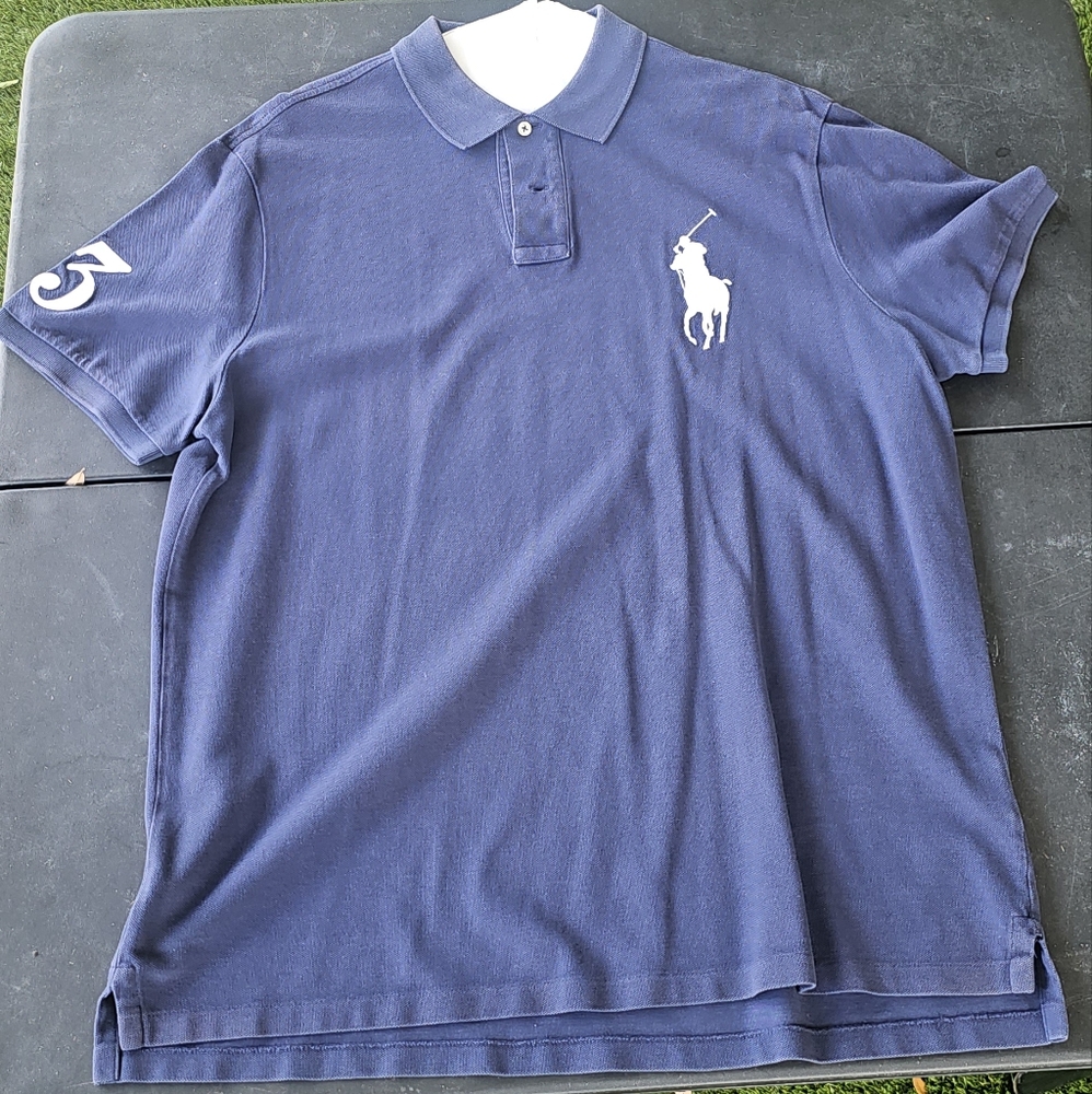 RALPH LAUREN MEN'S POLO COLLAR SHIRT
